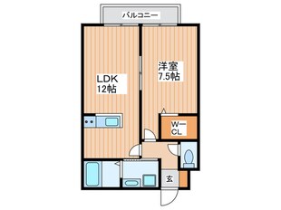 プレミールコート泉の物件間取画像